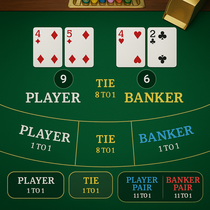 Betriot - Baccarat Stolní Hra - Rychlá hra pro vysoké sázky